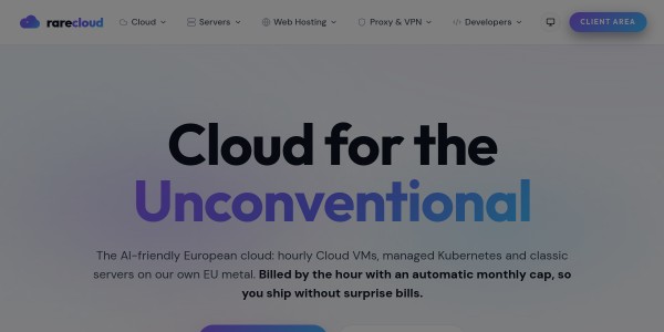 Rarecloud — Micro KVM