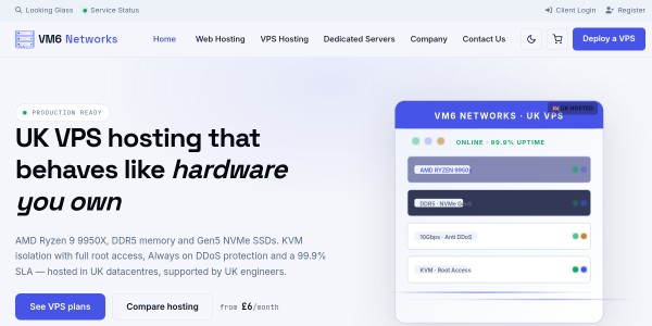Vm6 — Budget VPS UK 1