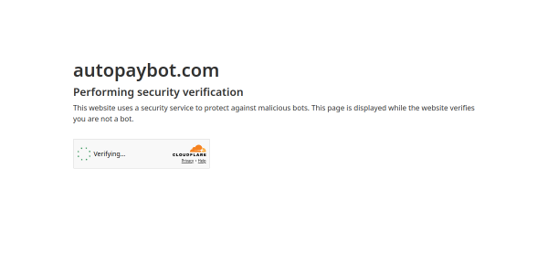 Auto Pay Bot Website Snippet