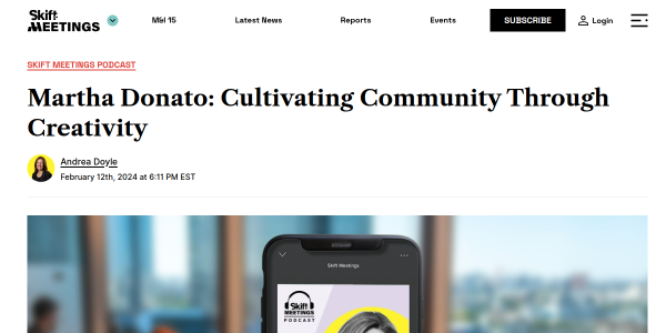 Mention on meetings.skift.com