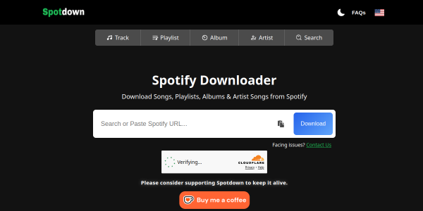 prévia do Spotify Downloader