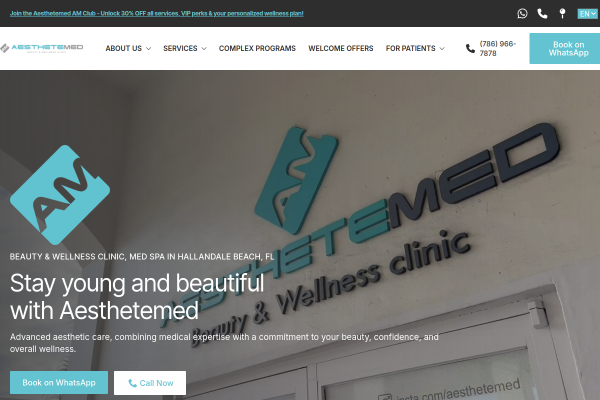 AestheteMed Live Site