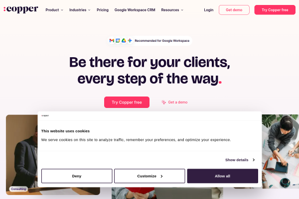 Copper official website