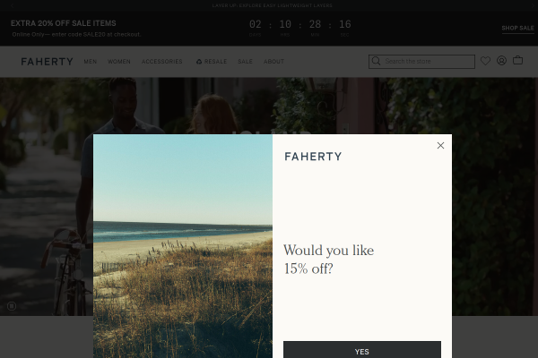 Faherty official website