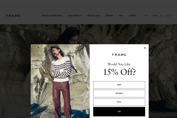 Frame official website