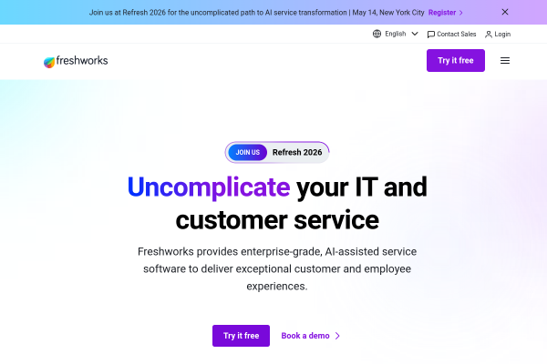 Freshsales official website