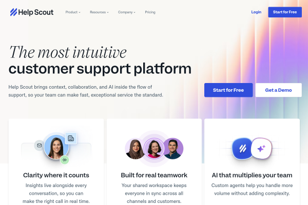 Help Scout official website