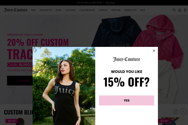 Juicy Couture official website