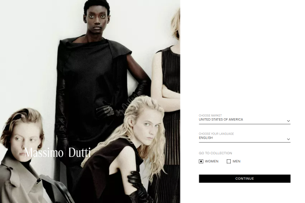 Massimo Dutti official website