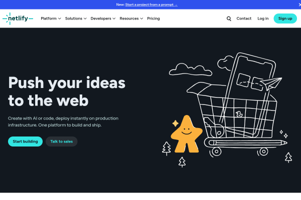 Netlify official website