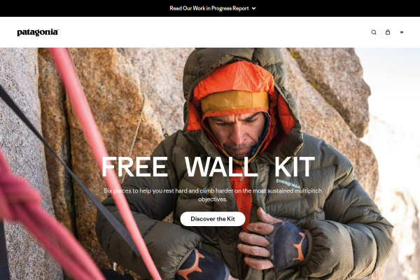 Patagonia official website