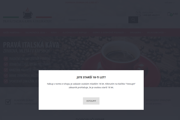 Pravá Italská Káva