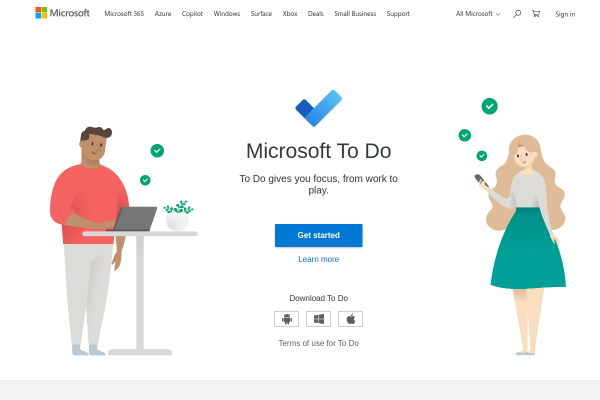 Microsoft To Do official website