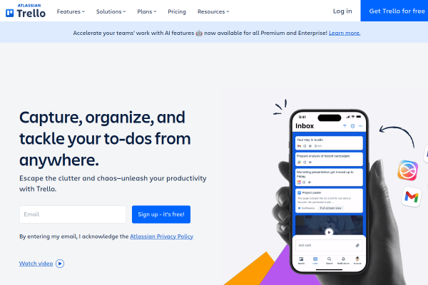 Trello official website