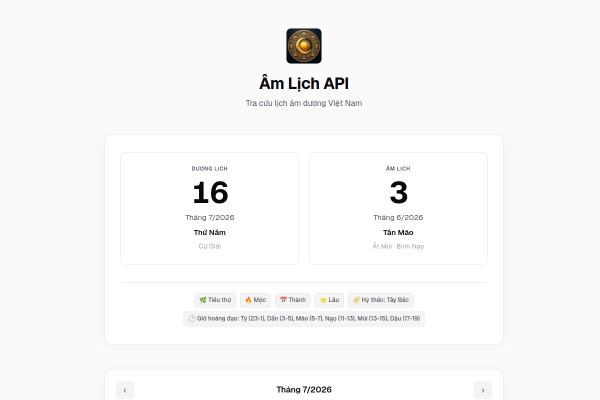 Bản xem trước website apiamlich.thuc.me