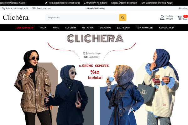 Clichera UI/UX Tema Çalışması