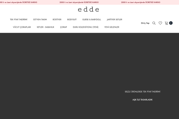 Edde For Love Shopify Mağazası