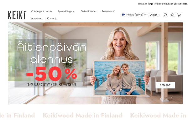 Keiki Wood E-Ticaret Geliştirme