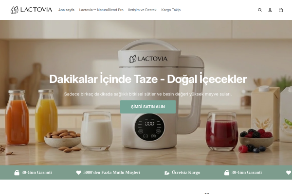 Lactovia Shopify Mağaza Kurulumu
