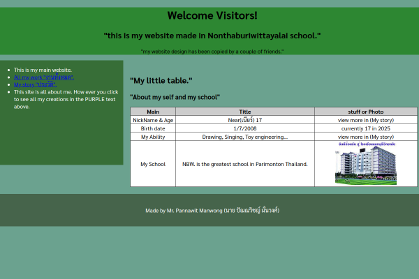 Screenshot of นายปัณณวิชญ์ มั่นวงศ์'s website