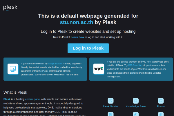 Screenshot of นายพิพิธพล การุณศิริ's website