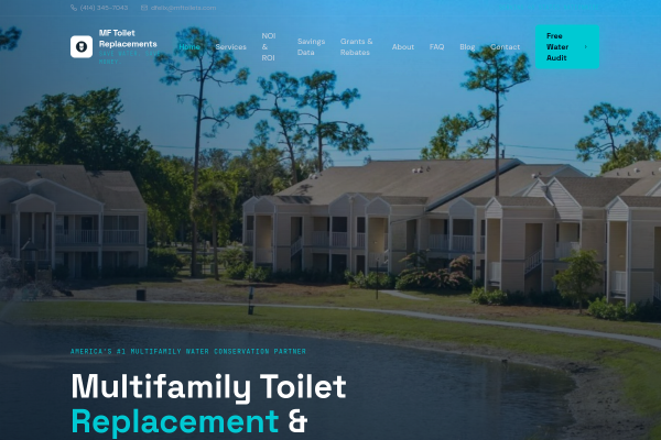 Multifamily Toilets Replacement website preview