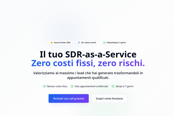 Anteprima del sito Prospectiamo