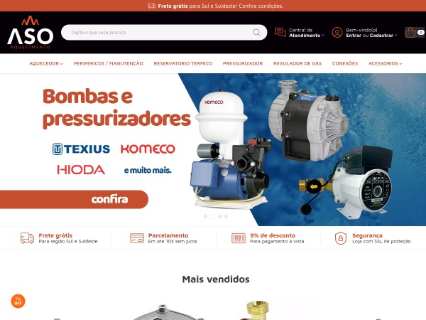Miniatura da loja ASO Aquecedores
