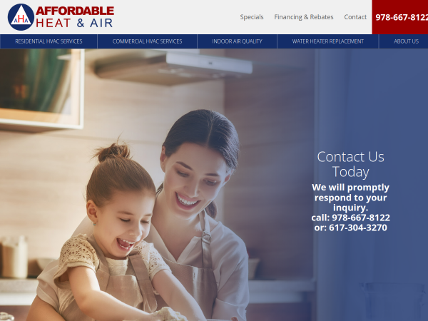 HVAC Maintenance Tewksbury MA