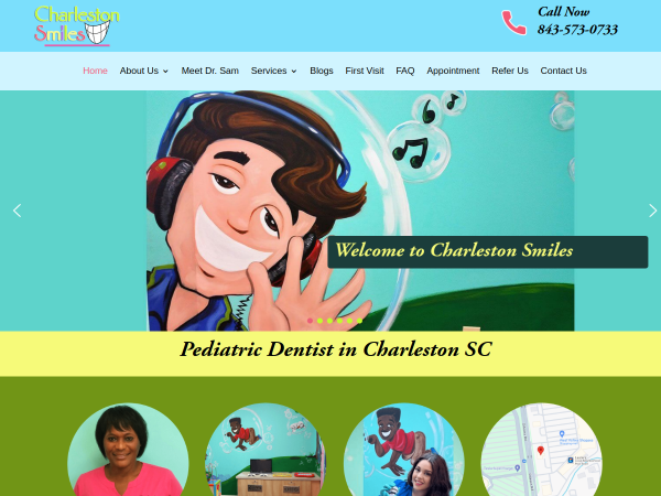 Charleston Smiles website