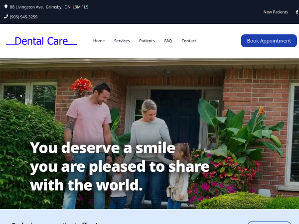 Dental Care, Dr. Charles Daly and Associates website