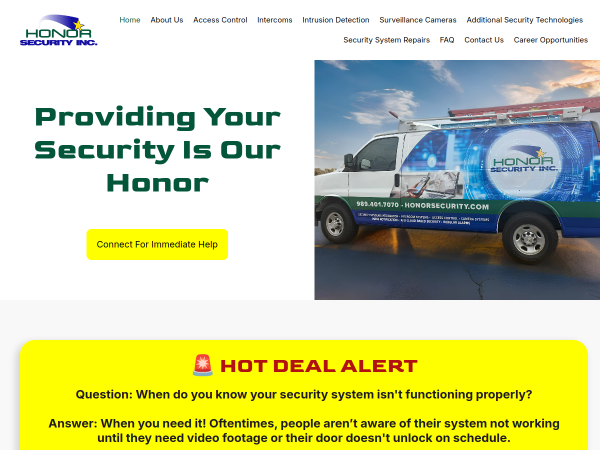 Safeguard Your Business With Honor Security Inc’s Advanced Security Systems In Midland MI