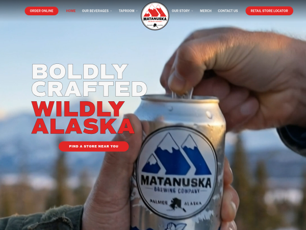 Matanuska Brewery and Tap Room, Palmer, Is A Craft Anchorage Brewery Serving Fresh Local Beer Near Anchorage, AK