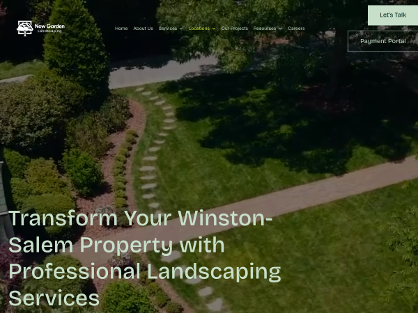 New Garden Landscaping & Nursery website