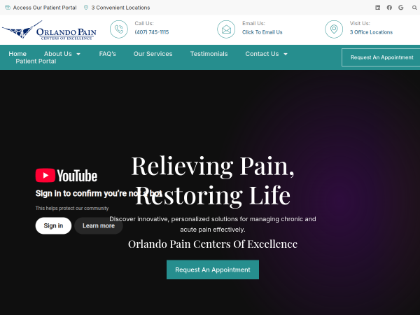 Pain Relief Center in Orlando FL