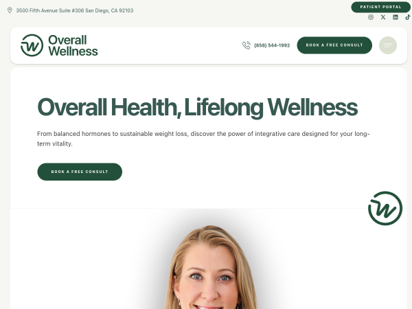 Overall Wellness Provides Experienced Holistic Health In San Diego