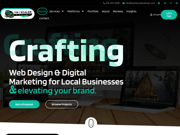 Tip The Scales Design SEO Agency Services In Lake County IL
