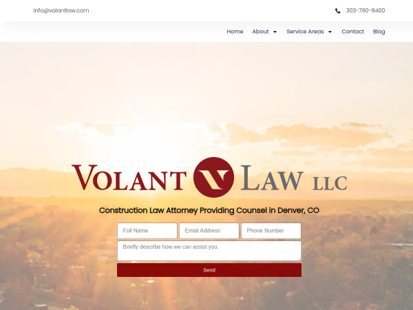 Volant Law LLC website