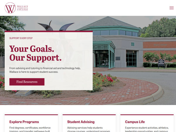 Wallace Community College website