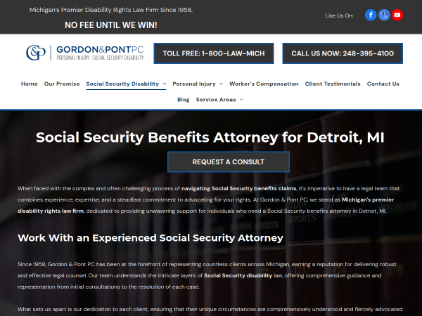 Social Security Benefits Attorney Detroit Mi