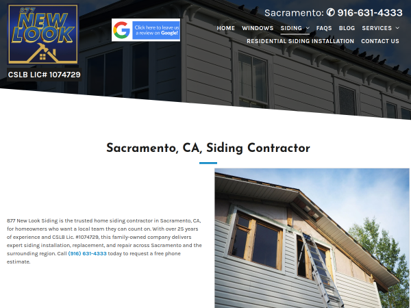 Siding Installation and Replacement Solutions with 877 New Look Siding