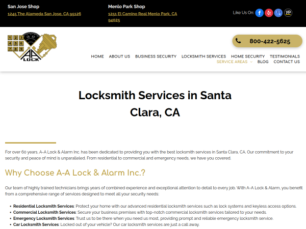 Commercial Locksmith Santa Clara CA