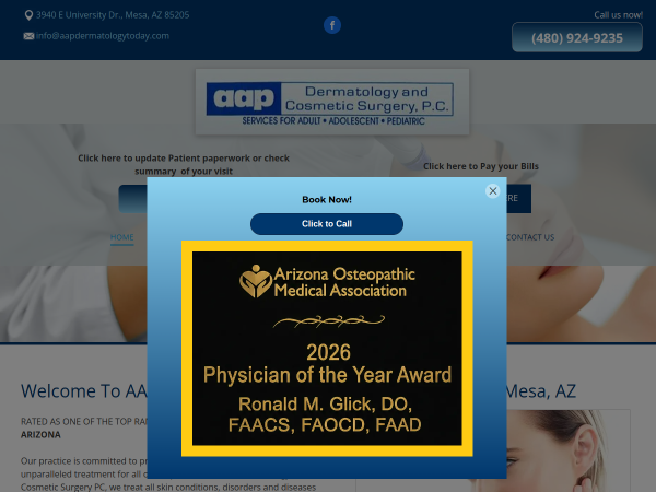 Call AAP Dermatology For Dermatology Clinic In Mesa AZ.