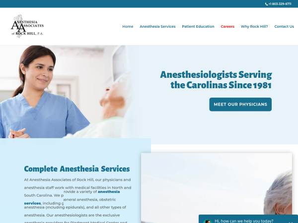 Reach Out To Anesthesia Associates Of Rock Hill For Certified Anesthesiologist In Charlotte NC.