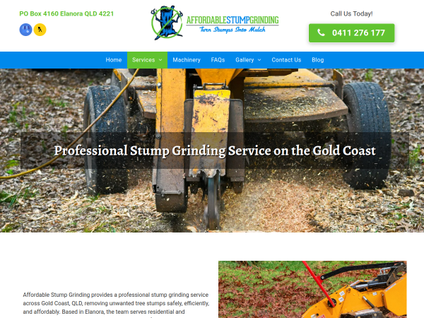 Stump Grinding Service Gold Coast QLD
