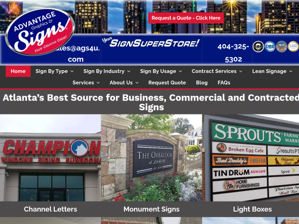 Commercial Office Signs Atlanta GA