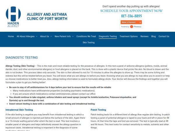 Allergy Doctor Arlington TX