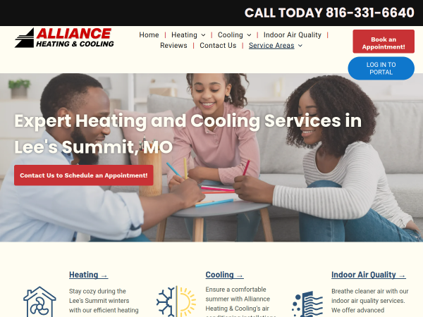Quality HVAC Repair in Lees Summit by Alliance Heating & Cooling