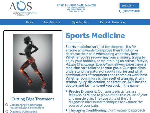 Sports Injury Salt Lake City Ut