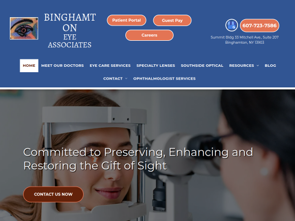 Eye Care Center Johnson City NY